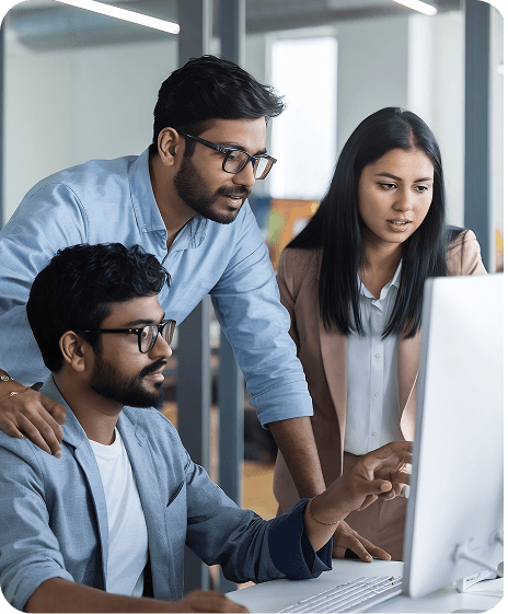 Team hands stacked in unity