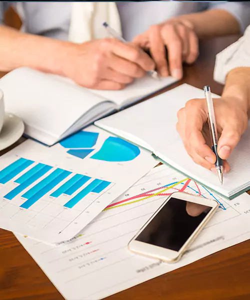 Portfolio review illustration